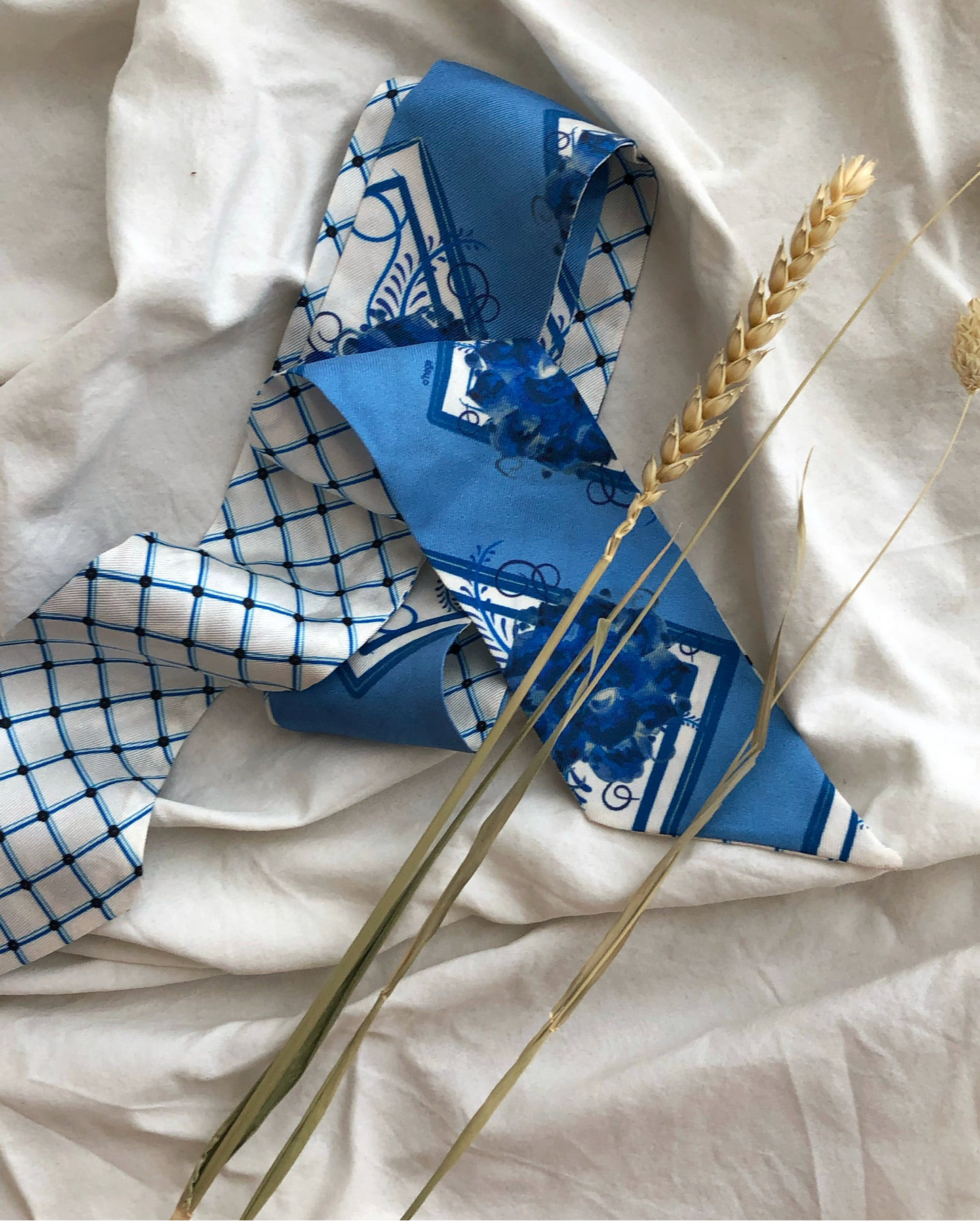 Silk Twill Scarf "Patchwork"