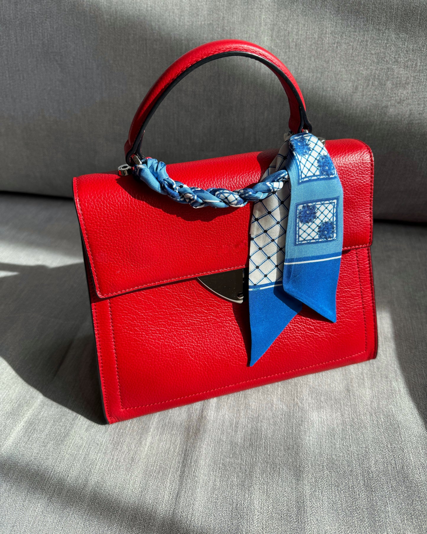 Silk Twill Scarf "Pane"