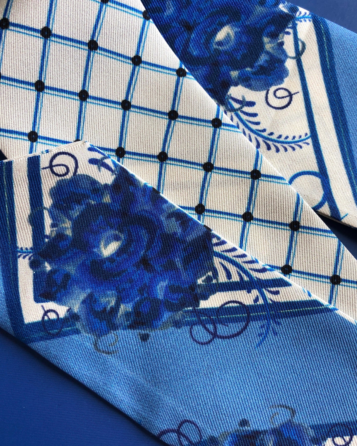 Silk Twill Scarf "Patchwork"