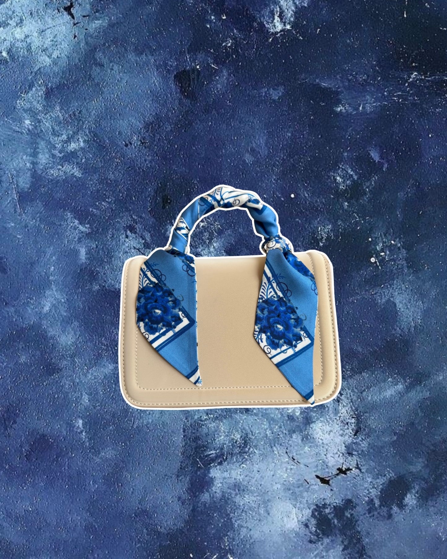 Silk Twill Scarf "Patchwork"