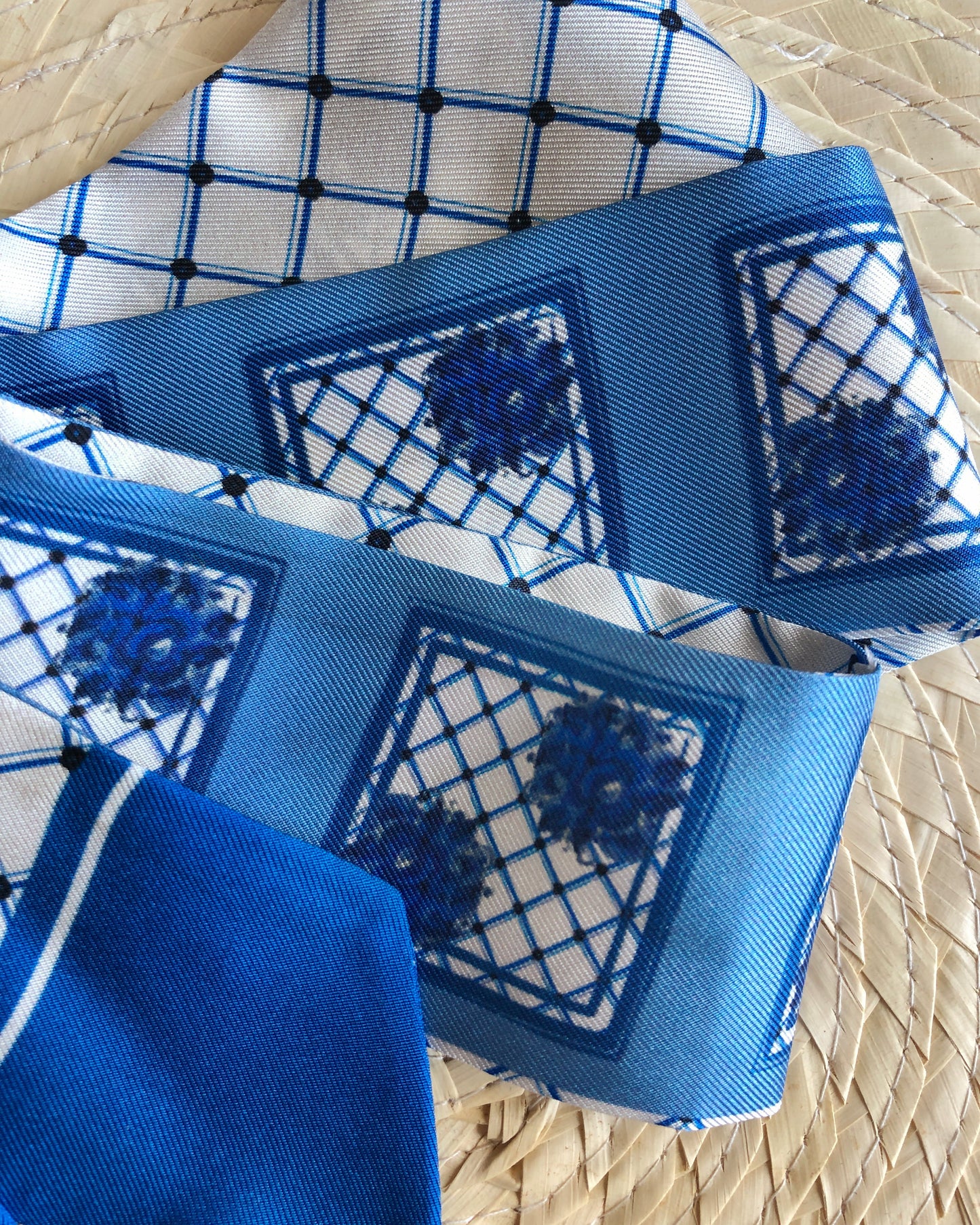 Silk Twill Scarf "Pane"