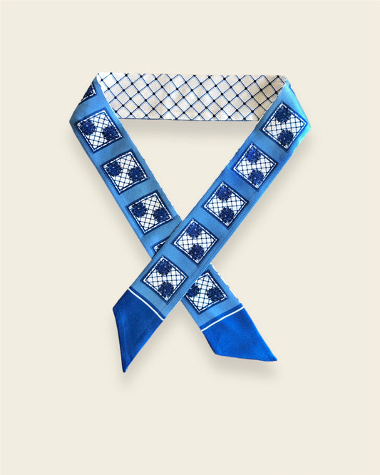 Silk Twill Scarf "Pane"