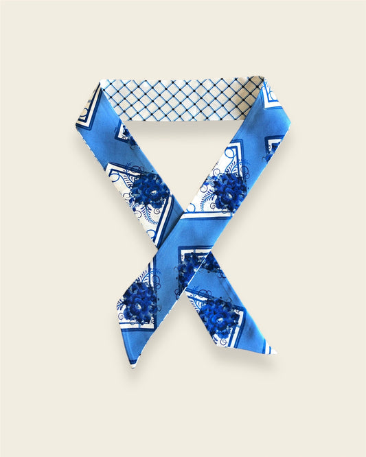 Silk Twill Scarf "Patchwork"